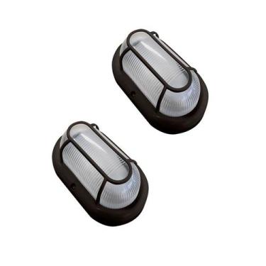 Imagem de KIT 2 Arandela Tartaruga Muro Externa Jardim Preta Blumenau - Blumenau