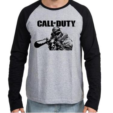 Imagem de Camiseta Manga Longa blusa Call of Duty  - Empório Dutra, G  adulto