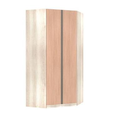 Imagem de Guarda-roupa Solteiro Canto 2 Portas Cumaru - LUCIANE