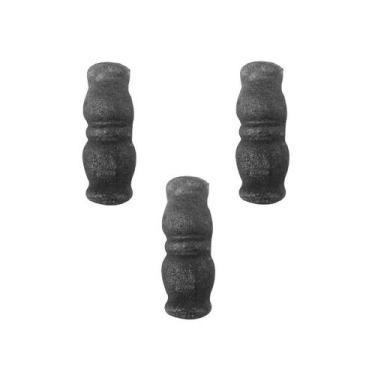 Imagem de Kit 3 Anueto Ferro Decoração Grade Muro Portão 05pol N02 8cm - Fundiçã