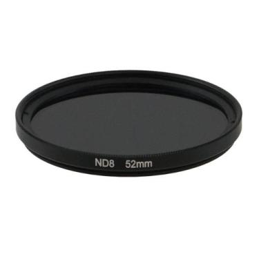 Imagem de Filtro 52mm Densidade Neutra ND8 para Câmeras / Lentes - FUNPro