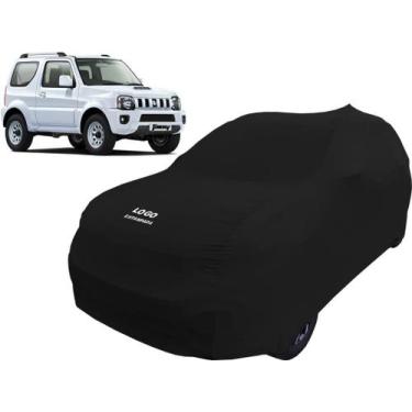 Imagem de Capa De Tecido Para Proteção Carro Suzuki Jimny - Mz, Preta