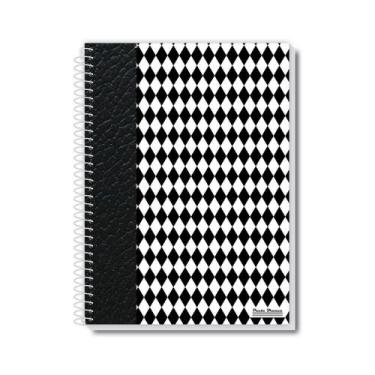 Imagem de Caderno Pauta Branca pequeno UAU espiral 96 folhas