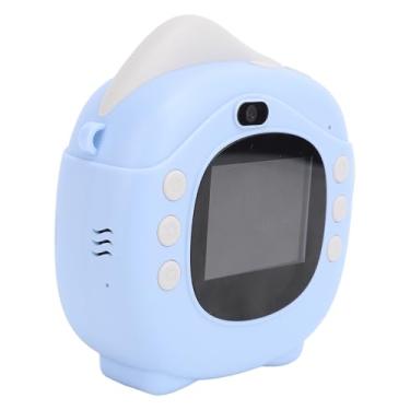 Imagem de Câmera Térmica de Impressão Instantânea, Câmera Instantânea Com Zoom Digital Com Tela IPS Tipo C de 2,4 Polegadas para Viagens (Azul)
