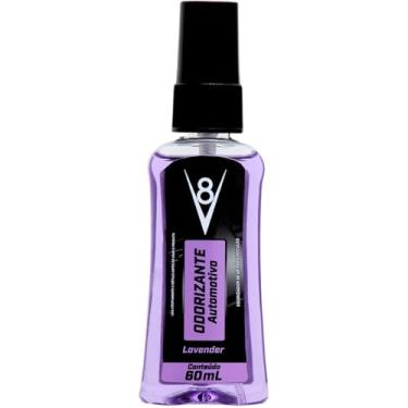 Imagem de V8, Perfumador de ambientes para automóveis (Aromatizador de ar) em Spray, Aroma Lavender, 60 ml, Roxo