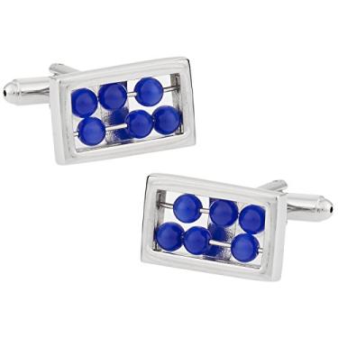 Imagem de Abotoaduras Abacus Cuff-Daddy com caixa de apresentação