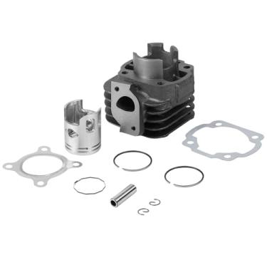 Imagem de NICECNC Kit de cilindro de motocicleta 50cc 10 mm 2 tempos compatível com Yamaha Minarelli chinês 1E40QMB 1PE40QMB Scooter ATV, compatível com Fox 50, ATV 50