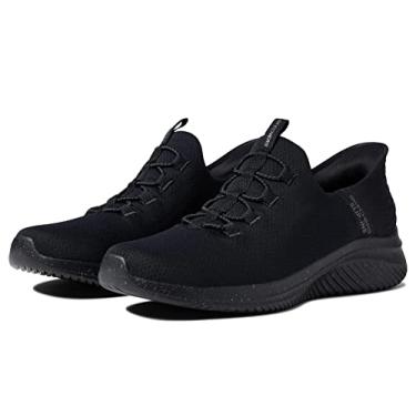 Imagem de Skechers Tênis masculino Ultra Flex 3.0 Right Away Hands Free Slip-in, Preto/preto, 7.5 Wide