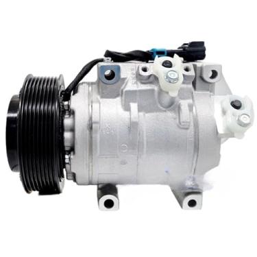 Imagem de Compressor de ar condicionado ac compatível com john deere 10sre18c 447280-1650 re502697 re284680 se502697 dcp99520 8pk(24V)