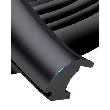 Imagem de BOQNZN Atualizar Vedação de Janela de Rv- 5/16x9/16" À Prova D'Água Tira de Vedação de Borracha para Rv, Vedação de Borda de Vidro de Janela de Carro, Junta de Travamento de Para-B (40 Pés,)