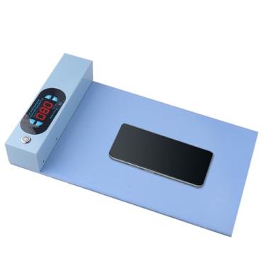 Imagem de 星姿 Separador de tela LCD, almofada de aquecimento com separador de tela de 400 W com 2 USB, controle de temperatura 0-120 °C/textura antiderrapante/aquecimento rápido, ferramentas de reparo de tela,