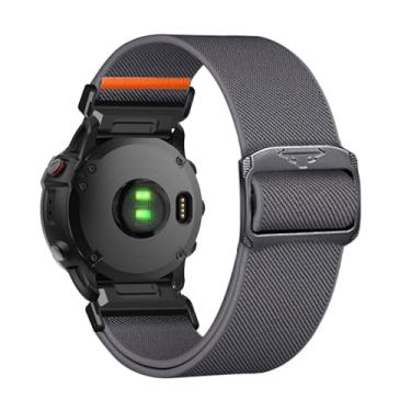 Imagem de Pulseiras Esportiva Compatíveis com Garmin Fenix 5X GPS/Fenix 5X Puls Macio Nylon de Elásticas Trançada com Ajustável Respirável Pulseira de Substituição para Garmin Fenix 5X/Fenix 5X Puls Band (A)