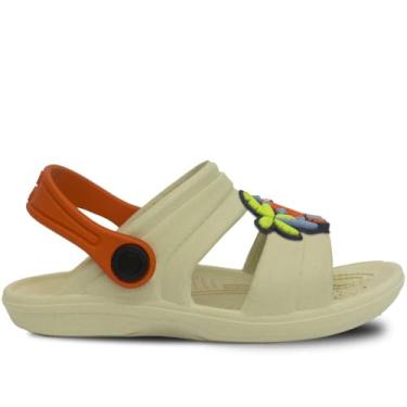 Imagem de Sandalia Papete Infantil Nº 21 ao 32 Babuche Dino Masculino Menino Leve Macio Antiderrapante 15.19 (Bege, BR, Criança de 4 a 8 anos, Numérico, 32)