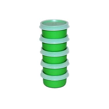 Imagem de Tupperware conjunto de 5 pequenos recipientes de 1 onça verdes