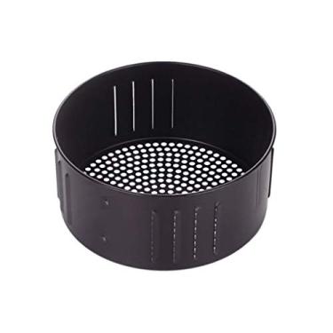 Imagem de YILIANLIN Cesta antiaderente para fritadeira a ar 2,6L 3,5 L, acessórios de fritura a óleo, utensílios de cozinha, cesta de substituição para fritadeira a ar Xl, preta