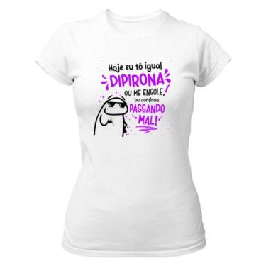 Imagem de Camiseta Baby Look Hoje tô igual a Dipi Rona - Alearts, M