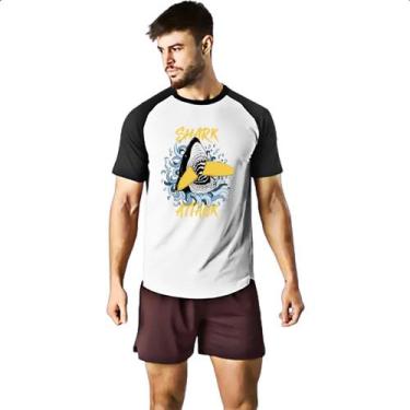 Imagem de Camiseta Raglan Shark Attack - Alearts, P