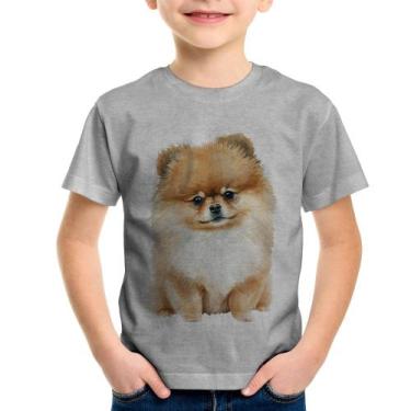 Imagem de Camiseta Infantil Cachorro Spitz Alemão Lulu da pomerânia - Foca na Mo