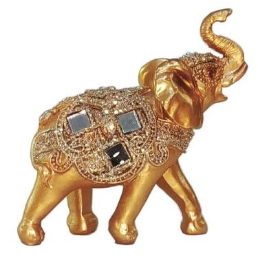 Imagem de Elefante Decorativo Em Resina Indiano Sabedoria Sorte - LTG