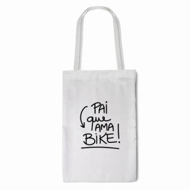 Imagem de Ecobag Branca Personalizada Pequena Com Alça 20x30cm - I Love Be Nerd