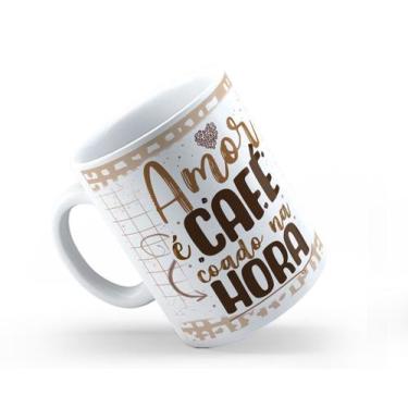 Imagem de Caneca Cerâmica Branca Flork Café 325ml - I Love Be Nerd