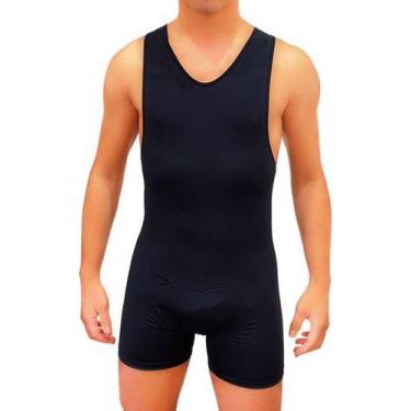 Imagem de Body Macaquinho Shorts Tecido Uv Use no Carnaval e Balada - Carolina W