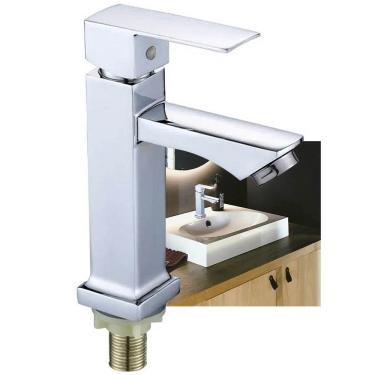 Imagem de Torneira Banheiro Monocomando Luxo Preta Bancada Moderna Pia Pousada Cozinha Restaurante