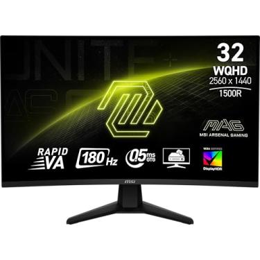 Imagem de Monitor 80.0 cm Gaming 32CQ6F 0.5MS 180HZ WQHD Curvo HDMI DP USB-C MAG 32CQ6F 12M Garantia