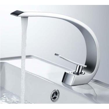 Imagem de Torneira Banheiro Cascata Misturador Monocomando 105 Cromado luuk Youn