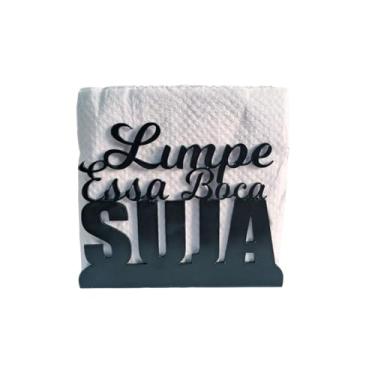 Imagem de Geek Vip, Porta-Guardanapo "Limpe Essa Boca Suja" Decoração Criativa