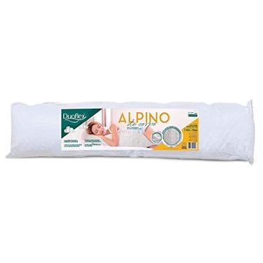 Imagem de Travesseiro portal Alpino de po, Duoflex, 100% Poliéster, Branco, 1.42mx35cm