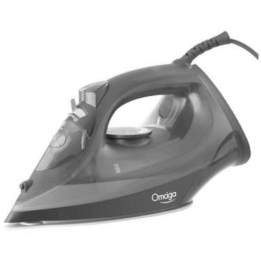 Imagem de Ferro de Passar a Vapor, com Desligamento Automático, 1500W, 110W, OMAIGA, Preto