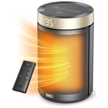 Imagem de Aquecedor Portátil Dreo: Compacto, Rápido e Seguro com Termostato Ajustável, Ideal para Escritórios, Quartos e Pequenos Ambientes