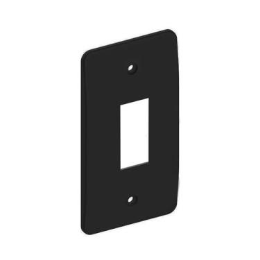 Imagem de Tampa 1 Tecla P/ Condulete Eletroduto 1/2 3/4 Preto Masster - Masster 