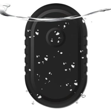 Imagem de Pacote com 1 capa à prova d'água compatível com Samsung Galaxy SmartTag2, suporte Hidden Tracker Galaxy Smart Tag 2 com adesivo 3M, capa protetora antiperda contra arranhões para Samsung Tag2 preta