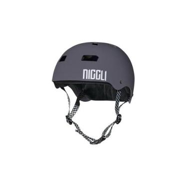 Imagem de Capacete cinza pro fosco niggli, P