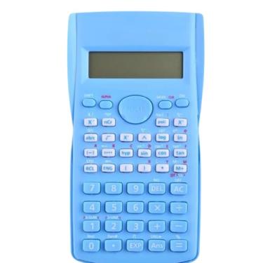 Imagem de Calculadora Científica de Engenharia, 240 Funções, Display de Linha Dupla, Ideal Escola e Escritório (Azul)
