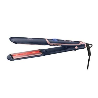 Imagem de Prancha Alisadora InfraRed Mondial Azul e Golden Rose 55W P-01-IR, Gol