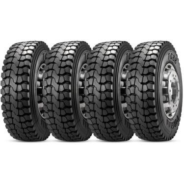 Imagem de Kit 4 Pneu Pirelli Aro 22.5 295/80r22.5 152/148L tl m + s TG88