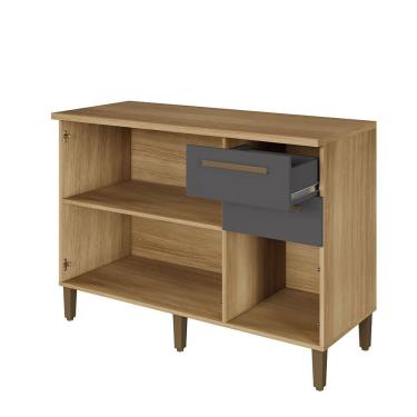 Imagem de Balcão Diamante Master Arte Móveis Cinamomo Grafite