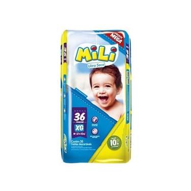 Imagem de Fraldas Mili Ultra Seca Mega Xg Embalagem 36un