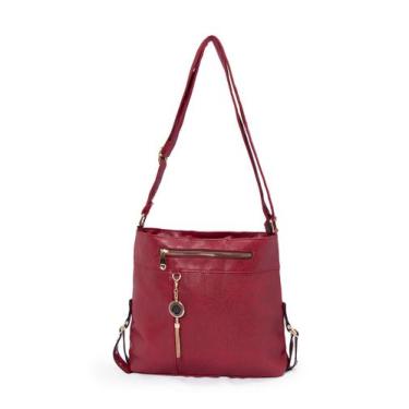 Imagem de Bolsa Espaçosa Casual Vermelha Passeio Madami, U