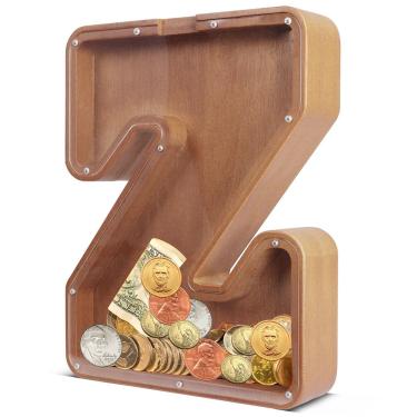 Imagem de Cofrinho de madeira UbeeSize 30 cm extra grande para crianças