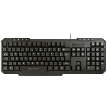 Imagem de Teclado Gammer C/ Multimidia Multilaser - Preto