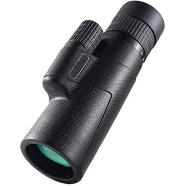 Imagem de MINJING Binóculos telescópio monocular de alta potência 10-30x42, lente prisma HD Zoom BAK4, telescópio monocular compacto com monóculo à prova d'água com adaptador de smartphone e tripé para adultos
