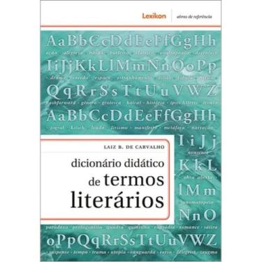 Imagem de Dicionário didático de termos literários - LEXIKON