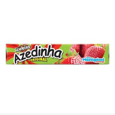 Imagem de Bala icekiss Azedinha Original Mastigável Morango 35g