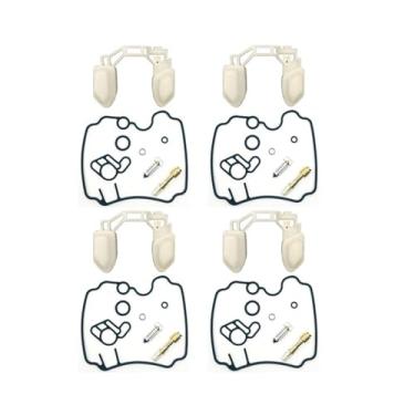 Imagem de Kit de reparo de carburador de motocicleta para Yamaha XJ600N 1992-1994 XJ600S com peças flutuantes e juntas de agulha XJ 600N 600S 600 N S