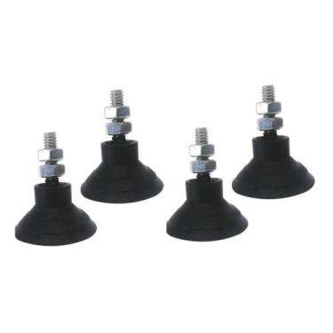 Imagem de KIT 4 Nivelador Amortecedor Borracha Máquina Até 70kg 1/4 - VIBRAMATT