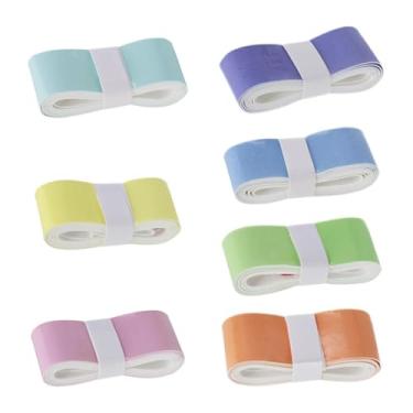 Imagem de simhoa 7x Tennis Racket Grip Tape PU SUR SURO Band multifuncional non Slip Badminton para Pickleball Racquetball Baseball